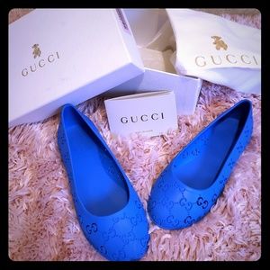 Authentic Gucci Jelly flats size 31